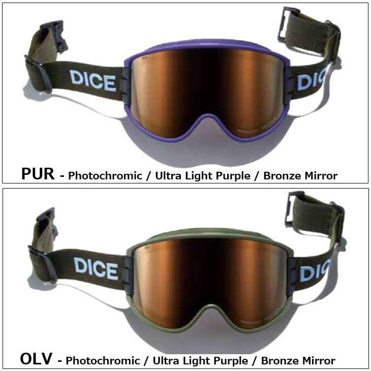 DICE（ダイス） 25-26 DICE ゴーグル GOODMAN グッドマン GM54276 調光