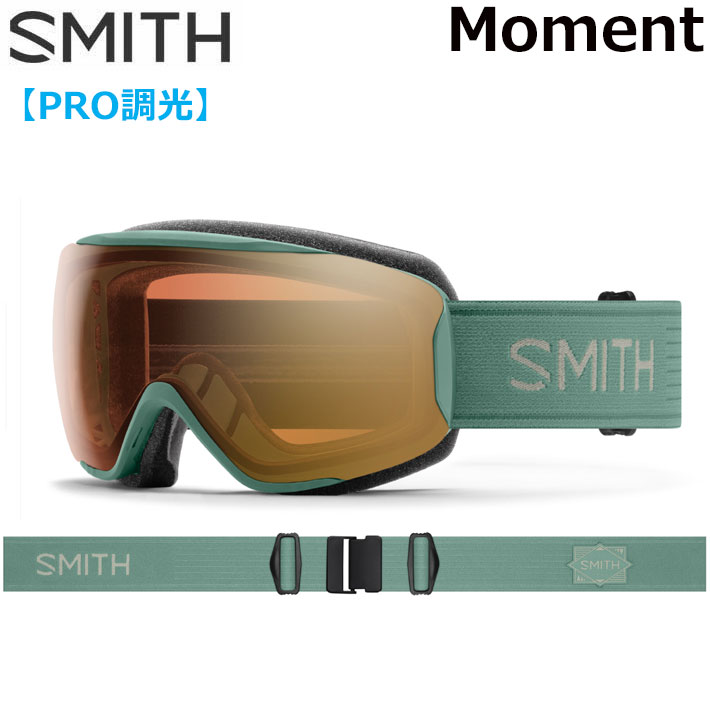 SMITH（スミス） 25-26 SMITH ゴーグル Moment モーメント Cactus 調光