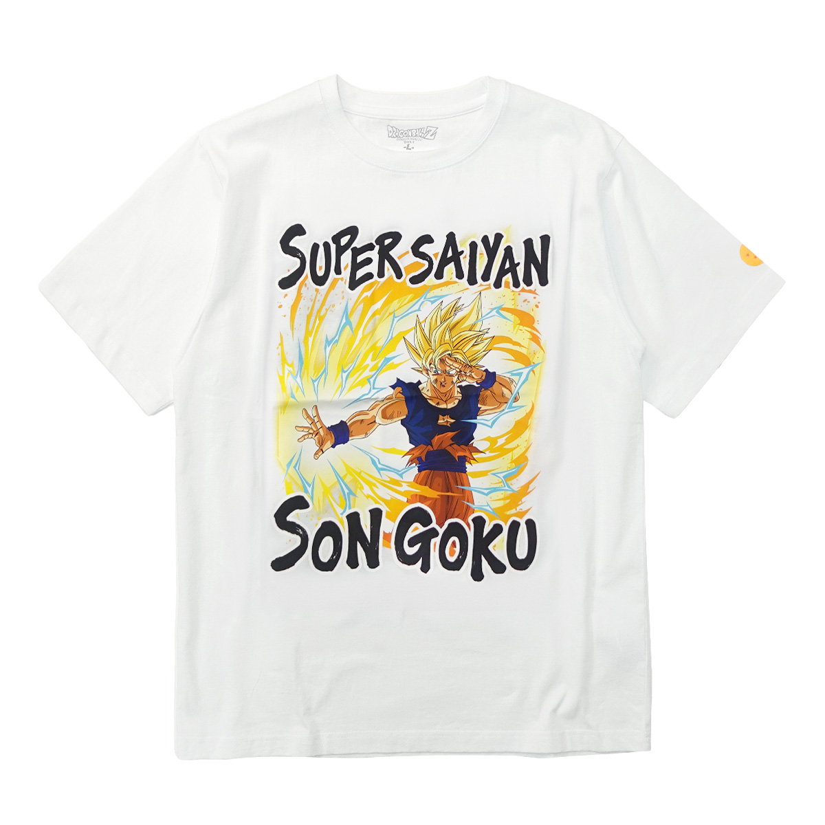 ドラゴンボール Z Tシャツ 悟空 超元気玉 半袖 黒 白 ブラック