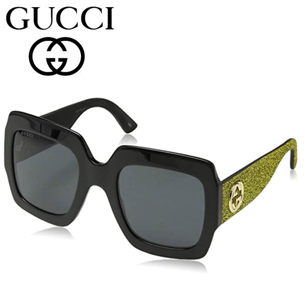 GUCCI（グッチ） サングラス ブラック×イエロー 入園 入学 就職 母の日