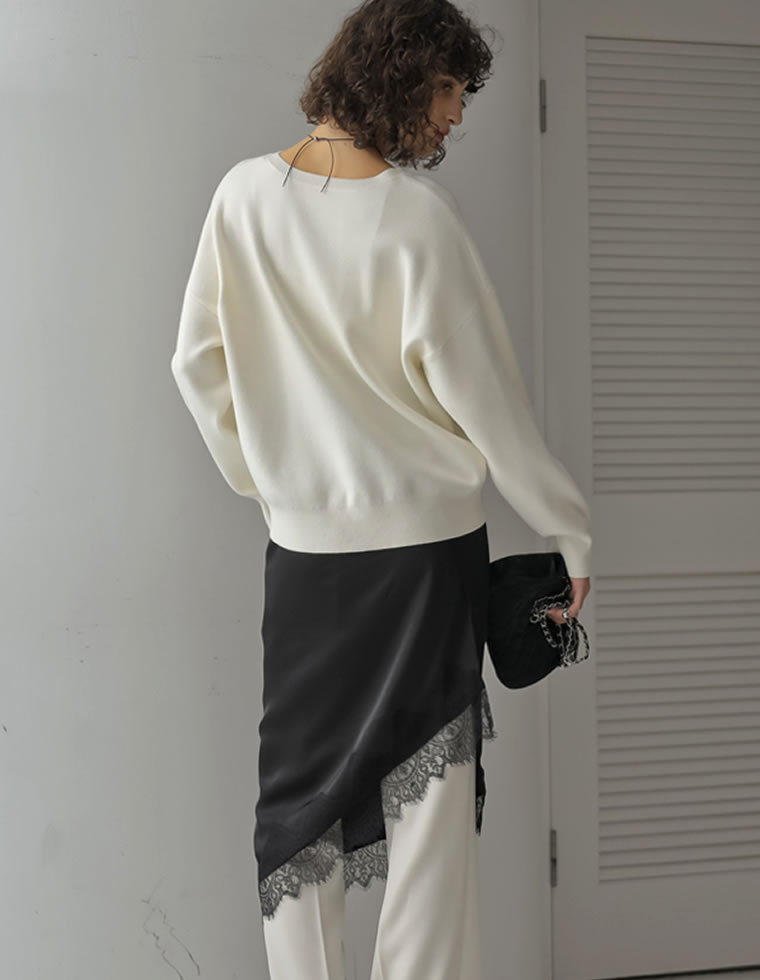 Re:EDIT（リエディ） スカート ラップスカート レディース 2色 M/L