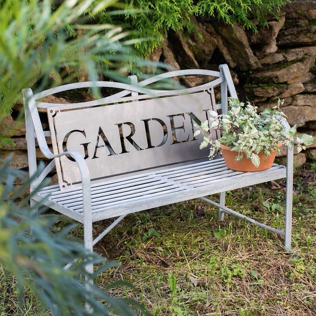 日本製 アイアン オリジナルベンチ Aタイプ ジンク フラワースタンド