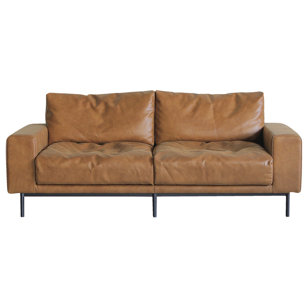 ソファー 3人掛け プルート おしゃれ スーパーレザーテックス CRUSH