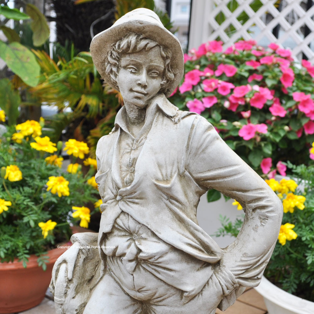 英国製 石像【ジャック】H62cm 12kg ストーン ガーデニング雑貨