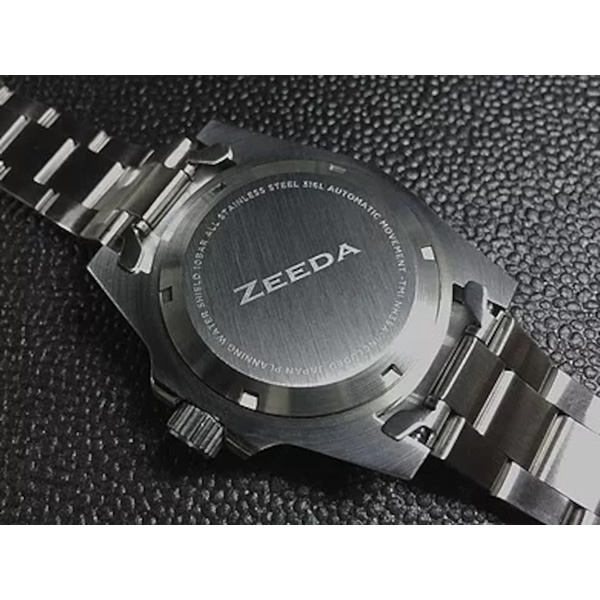 ZEEDA（ジーダ） メンズ腕時計 「JET SHARK」 ステンレス 10気圧防水