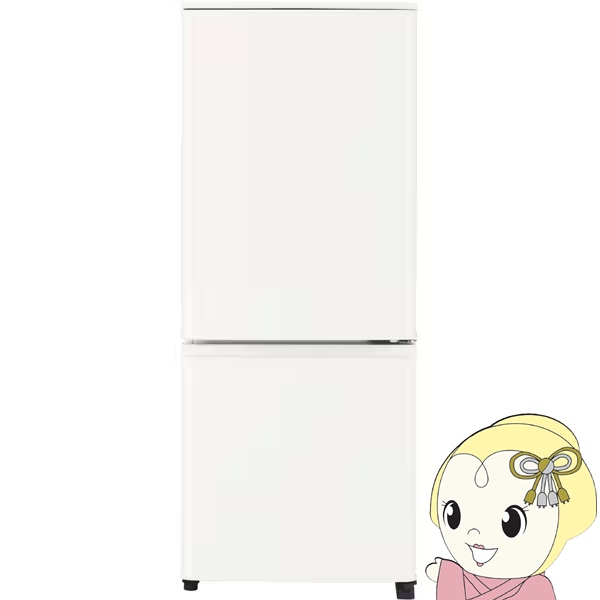三菱電機（MITSUBISHI ELECTRIC） 冷蔵庫 MR-P15K-W 146L 幅48cm 右