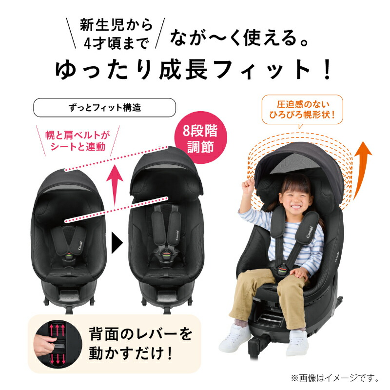 クルムーヴ Combi コンビ コンパクト R129 エッグショック JS ISOFIX