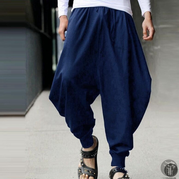 サルエルパンツ ワイドパンツ パンツ メンズ ジョガーパンツ 無地