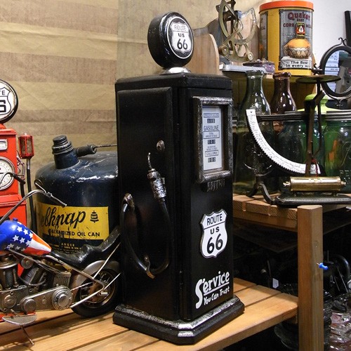 ルート66 ガスポンプ型 CDラック キャビネット : アメリカン雑貨の