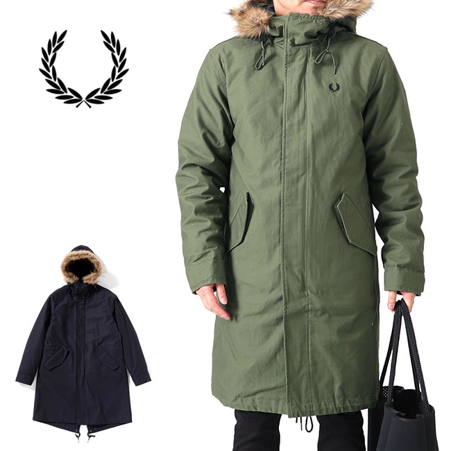 FRED PERRY フレッドペリー ミリタリー ジップインライナー フィッシュ