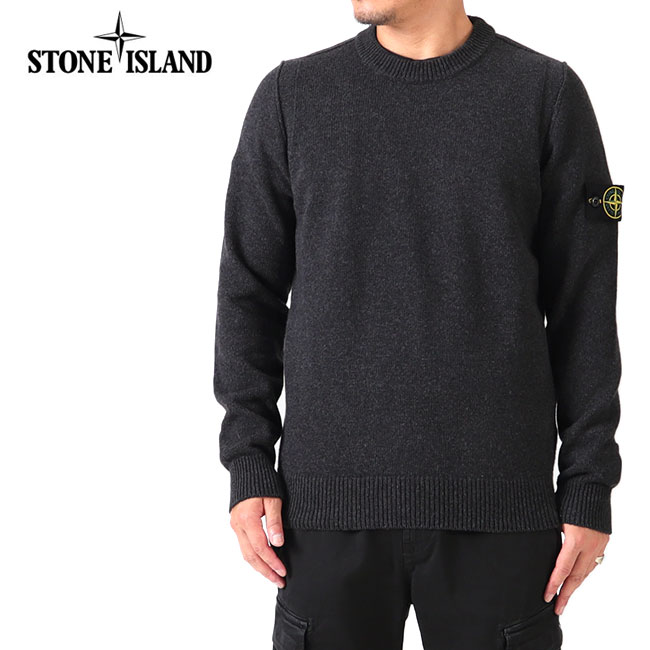 Stone Island ストーンアイランド ロゴパッチ プルオーバー ニット