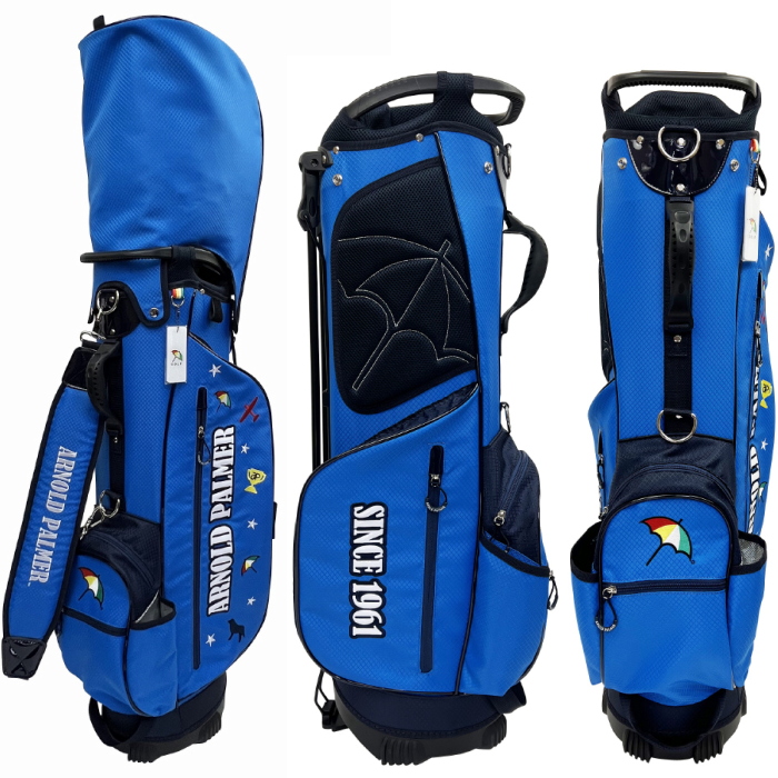 新品】アーノルドパーマー APCB-27S キャディバッグ 9.0型 ネイビー