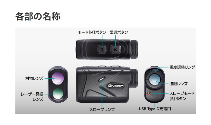 Green On グリーンオン LASER CADDIE GL04 レーザーキャディー【ゴルフ