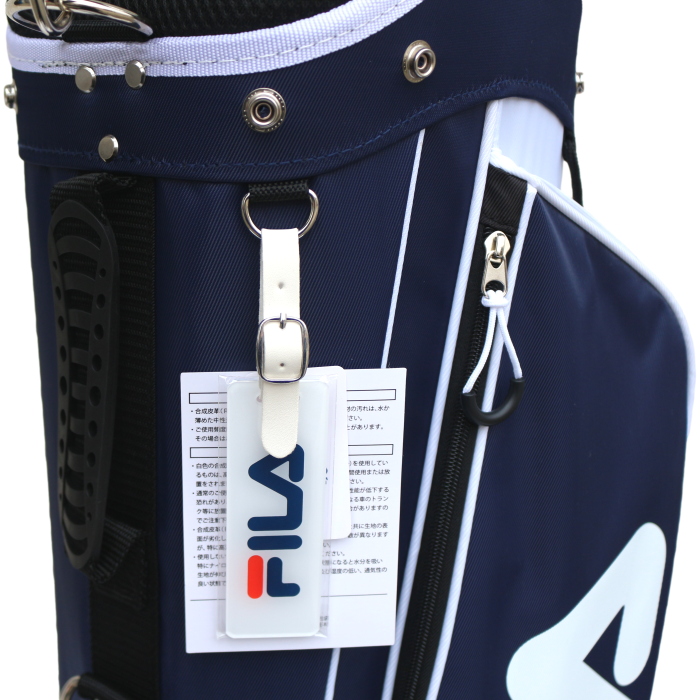 美品✨FILA GOLF✨キャディバッグ✨ネームプレート付 美品✨FILA GOLF