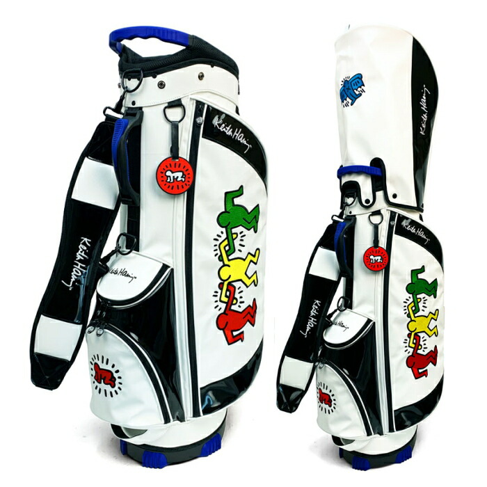キースヘリング KHCB-02 スタンド キャディバッグ 9型 ユニセックス