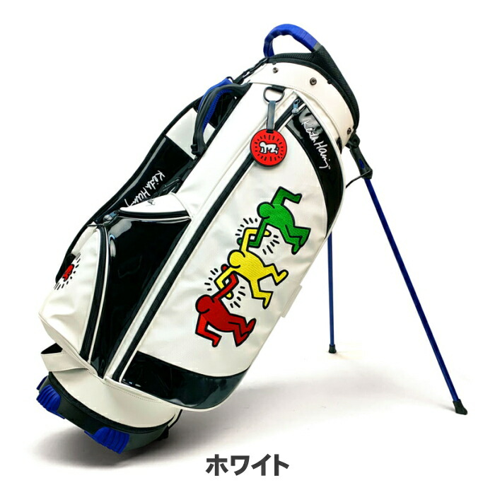 キースヘリング KHCB-02 スタンド キャディバッグ 9型 ユニセックス