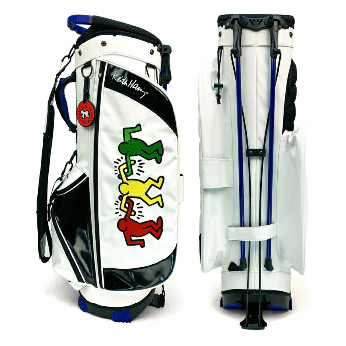 キースヘリング KHCB-02 スタンド キャディバッグ 9型 ユニセックス