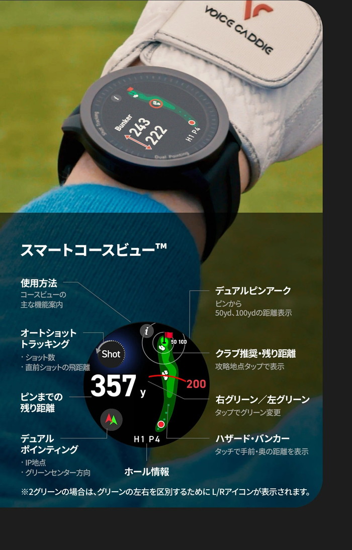 Voice Caddie ボイスキャディ T12 PRO ゴルフウォッチ 腕時計型GPS