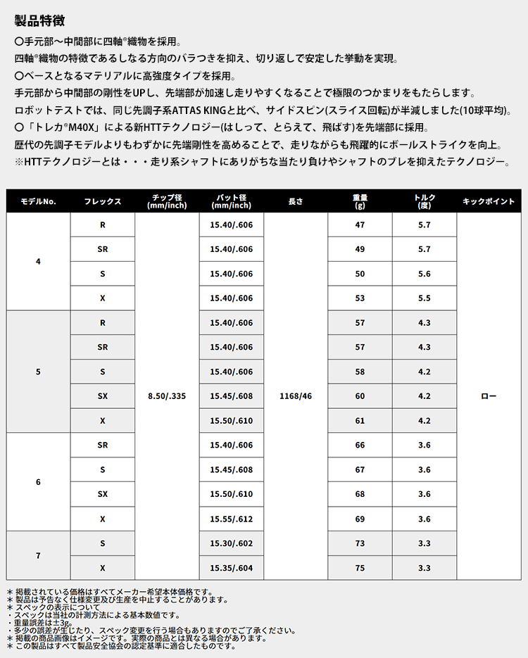 シャフト ドライバー用 USTマミヤ アッタス RX サンライズ レッド