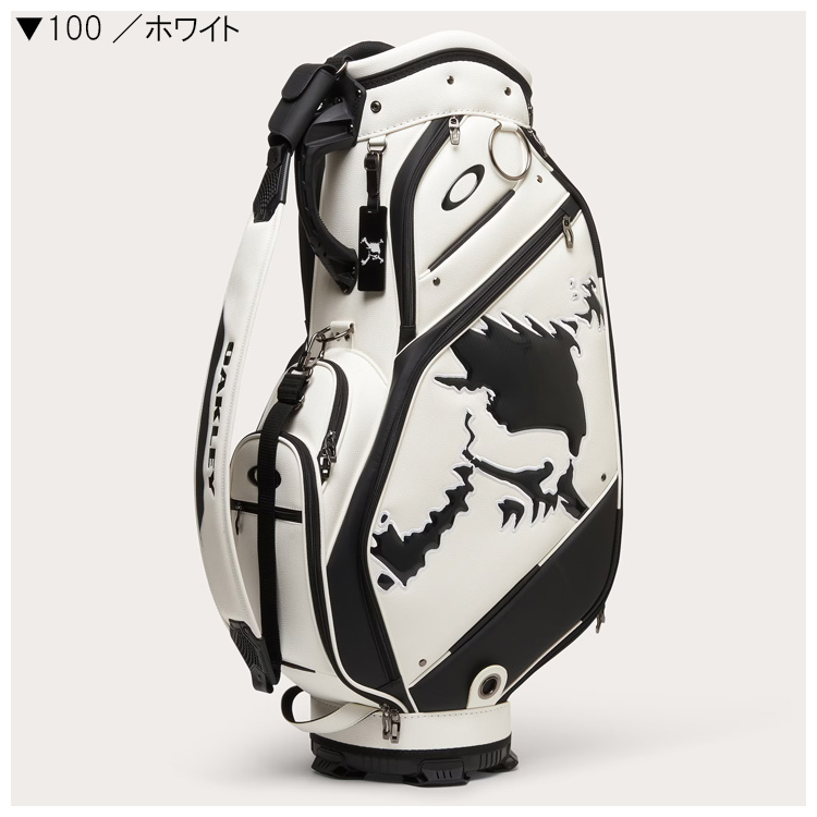 OAKLEY（オークリー） キャディバッグ スカル ゴルフバッグ 18.0