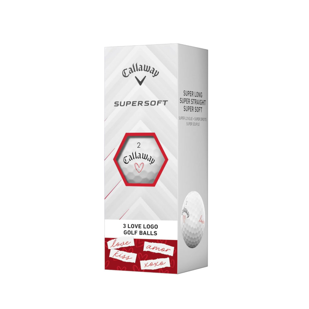 Callaway（キャロウェイ） ゴルフボール SUPERSOFT 25 LOVE ボール 1