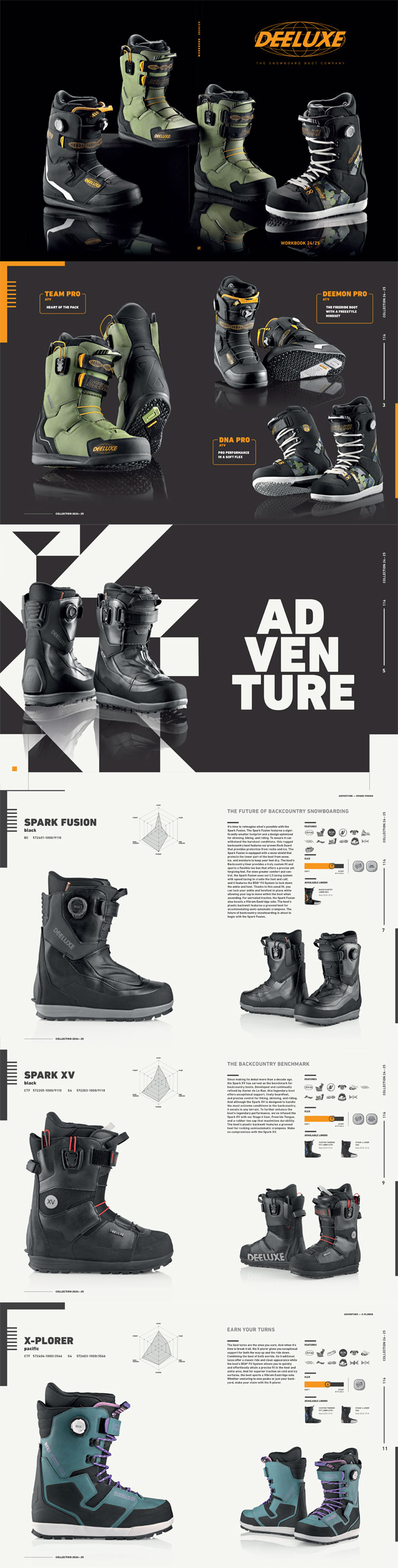 DEELUXE（ディーラックス） 24-25 ブーツ ディーモン DEELUXE DEEMON