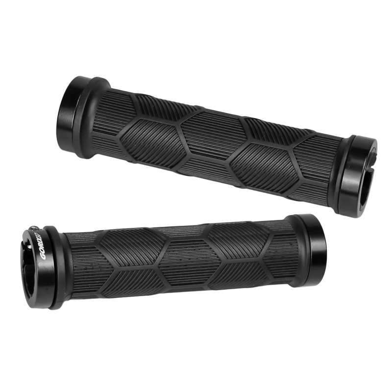 GORIX 自転車 グリップ ベタベタしない ハンドルグリップ ロックオン
