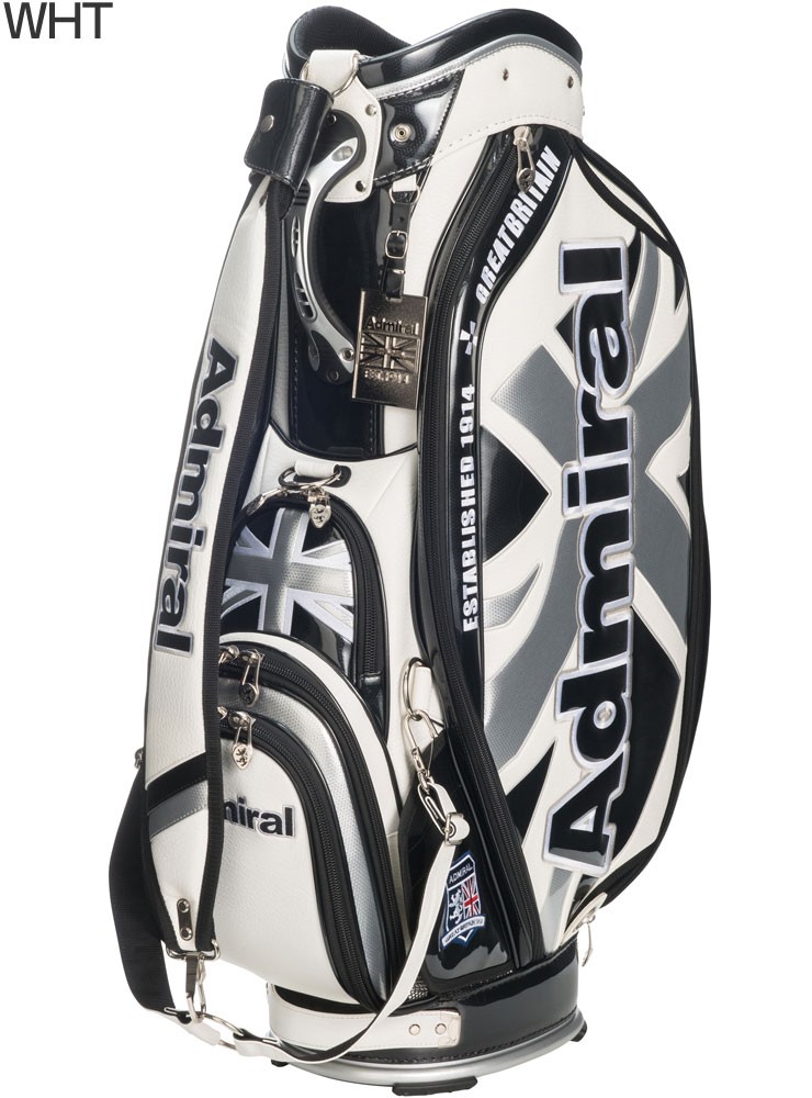 Admiral ゴルフキャディバッグ シルバー/ブラック Admiral ゴルフ