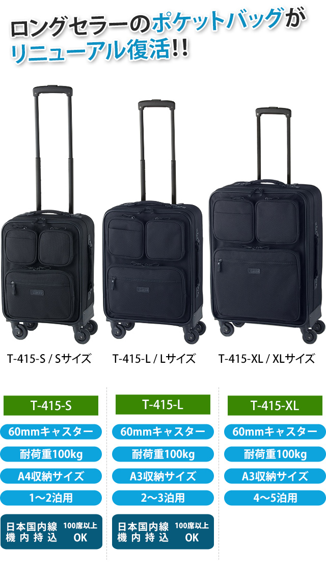 スワニー SWANY キャリーケース ソフト キャリーバッグ ビジネス