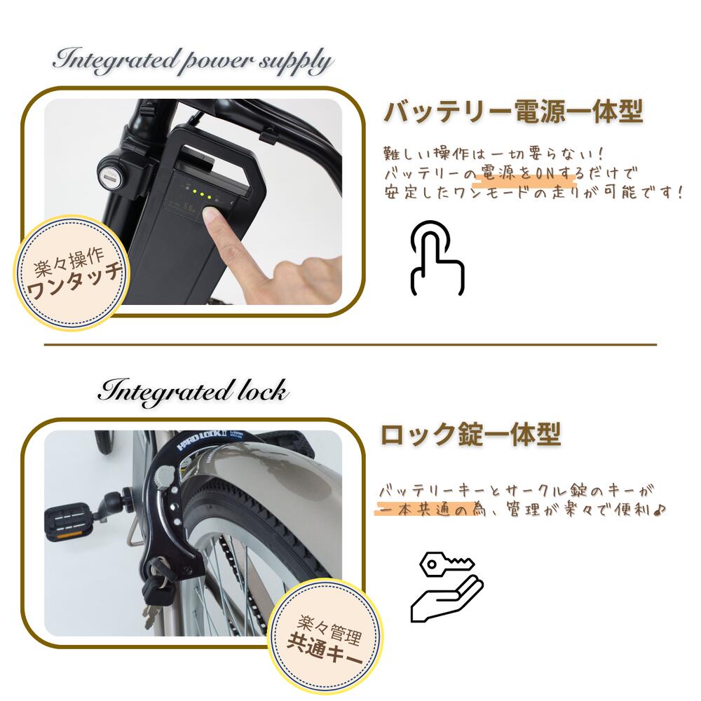 SUISUI 電動自転車 折りたたみ 電動 自転車 26インチ アシスト 電動