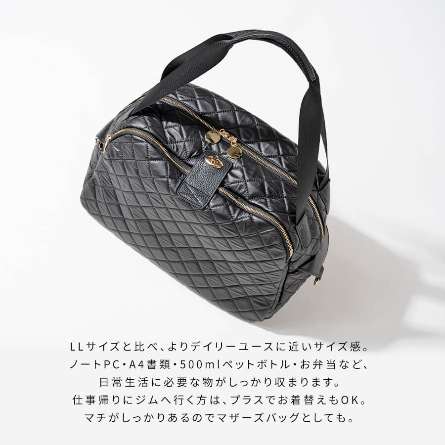 HAYNI（ヘイニ） ボストンバッグ レディース「Loche Quilted Boston