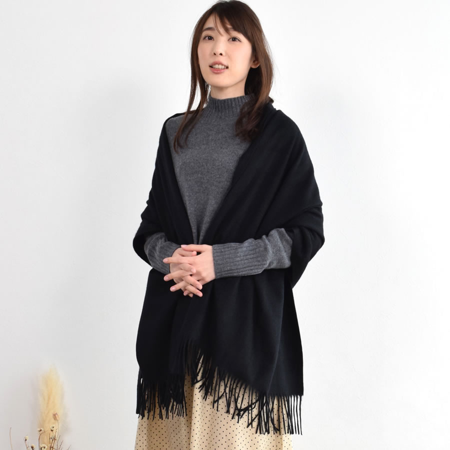 専用 ベグアンドコー カシミヤ100％ 中判ストール リバーシブル