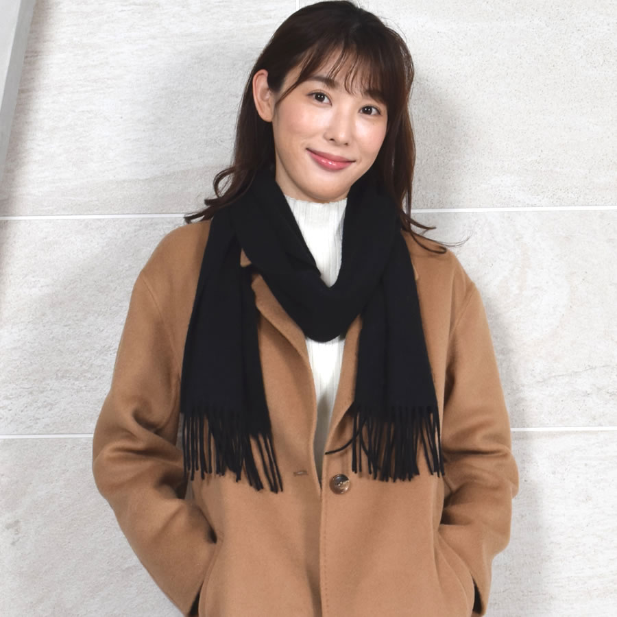 Merfirge カシミヤ マフラー カシミヤ100%【名入れ刺繍可】 刺繍