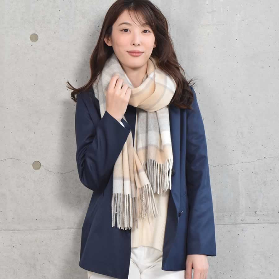 Merfirge ストール カシミヤ100%【名入れ刺繍可】カシミヤ ストール