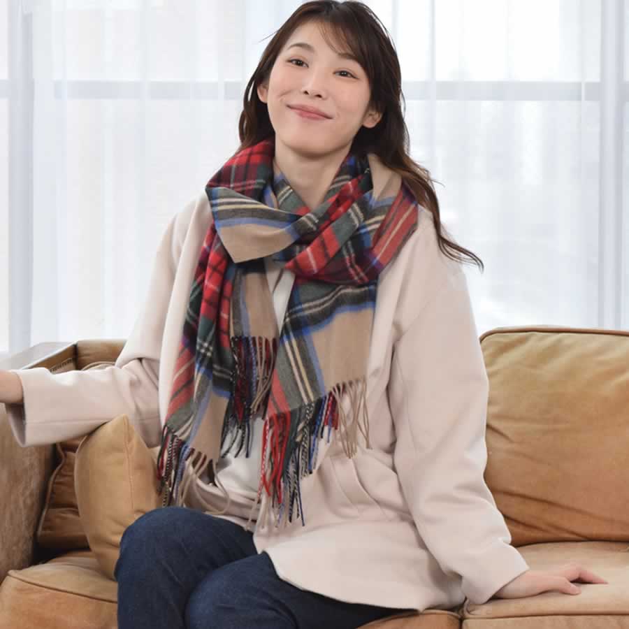 Merfirge ストール カシミヤ100%【名入れ刺繍可】カシミヤ ストール