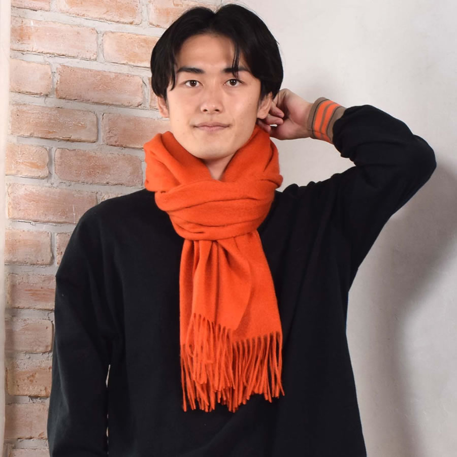 Merfirge メンズマフラー カシミヤストール カシミア 100％ 大判