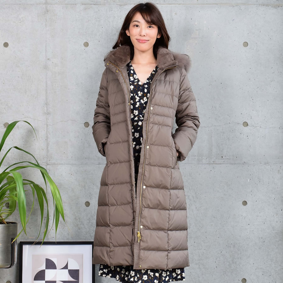 Merfirge ダウンコート レディース ダウンジャケット 撥水 防寒 ロング