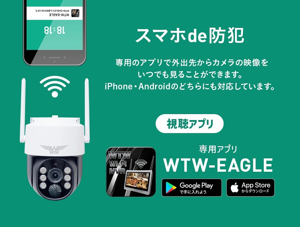 塚本無線 防犯カメラ 見張り番 WTW-1213NX1 WTW-1213W Plus 監視カメラ