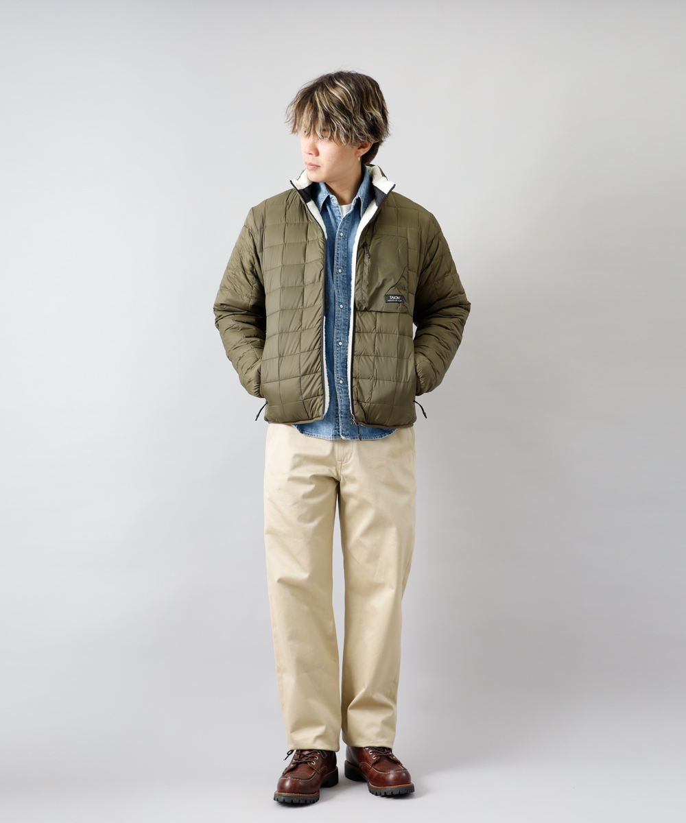 TAION（タイオン） ダウンジャケット リバーシブル メンズ 800FP 軽量