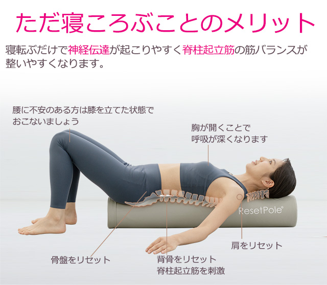 Re リセットポール ベーシック RP-800 ストレッチ ポール ヨガポール