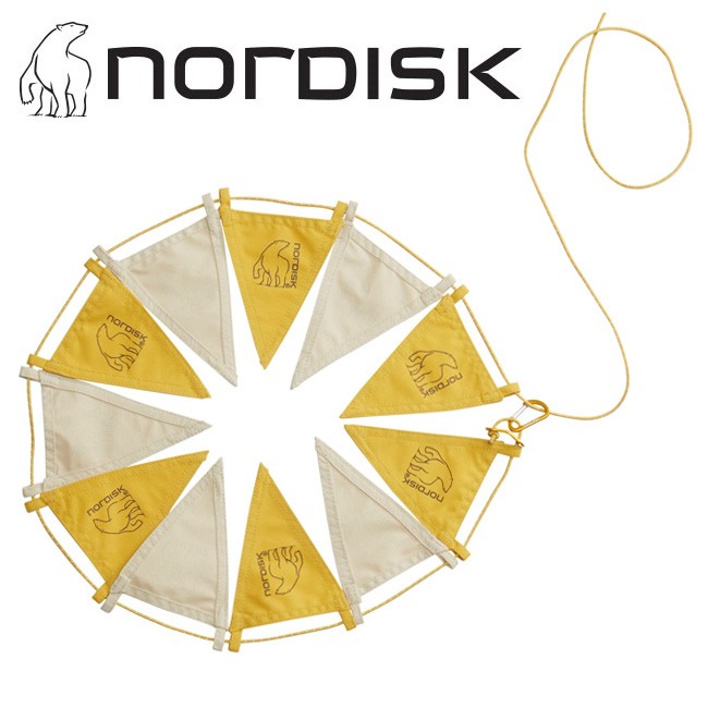 NORDISK（ノルディスク） Flag Lines (2 Pieces) Mustard 148092