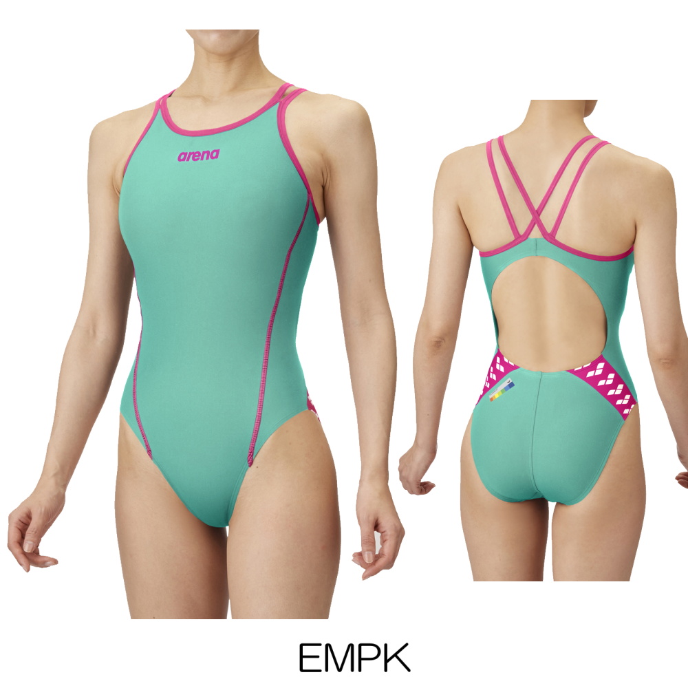 Lサイズ 新品未使用アリーナ レディース カラフル 競泳水着 A706