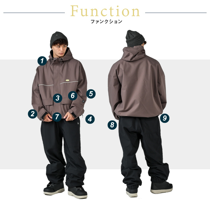 ANTHEM（GIANT） アンセム(ANTHEM) スノーボードウェア 上下セット