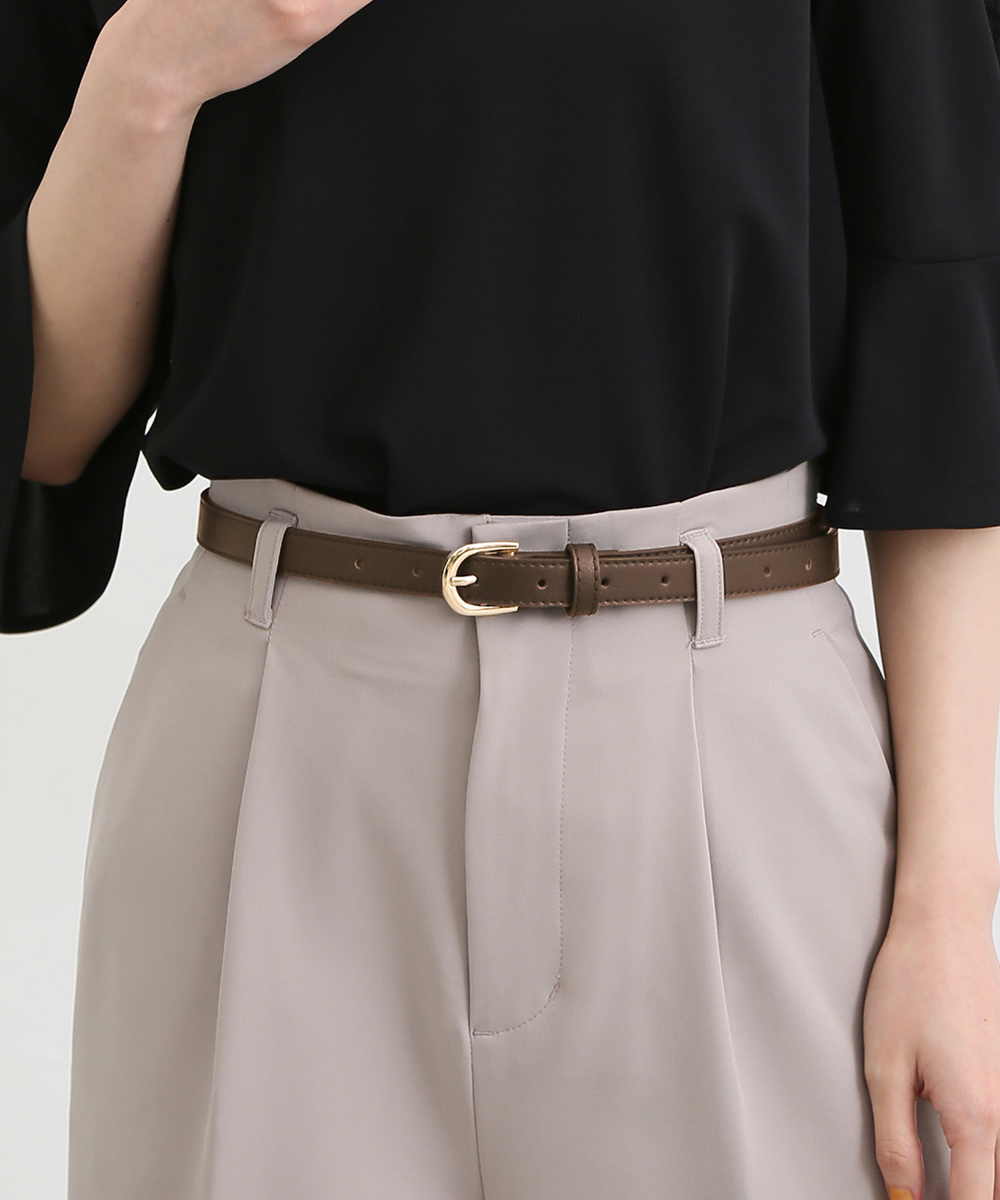 Honeys（ハニーズ） ベルト プレーンベルト ナローベルト フェイク