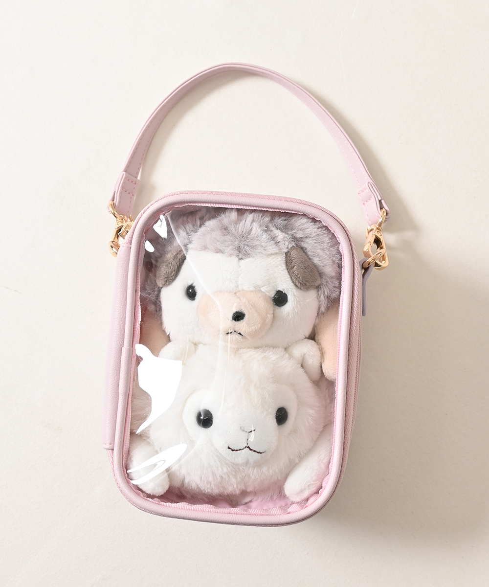 Honeys（ハニーズ） ポーチ 推し活 ぬいぐるみ 透明 収納 ぬい クリア