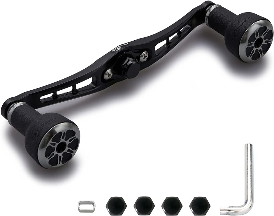 ベイト リール ハンドル 直径24mm TPE製 ノブ搭載 シマノ ダイワ 通用