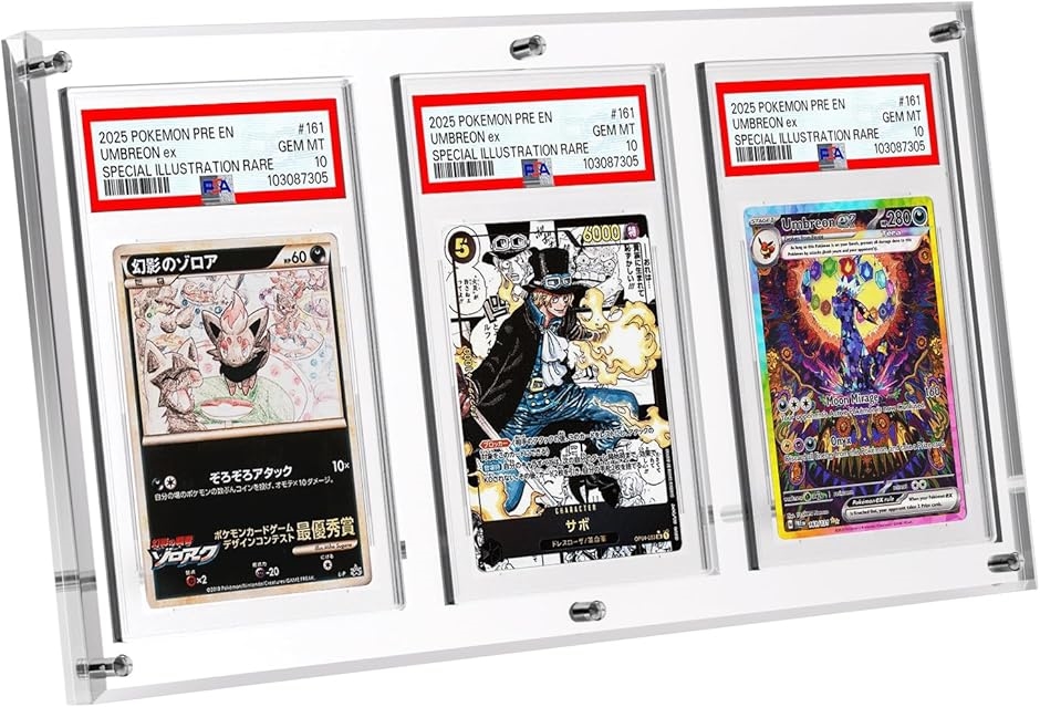 PSA鑑定 ケース アクリル ローダー PSA専用 スクリューダウン