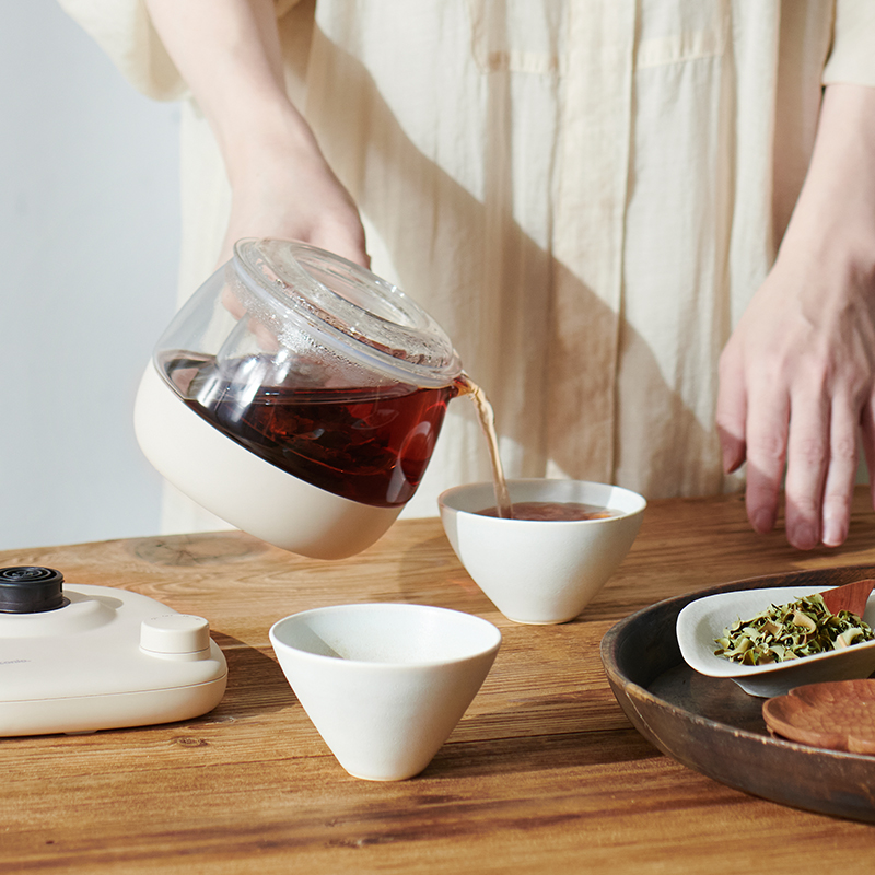 ビタントニオ（Vitantonio） 電気ケトル おしゃれ ガラスケトル KYUSU