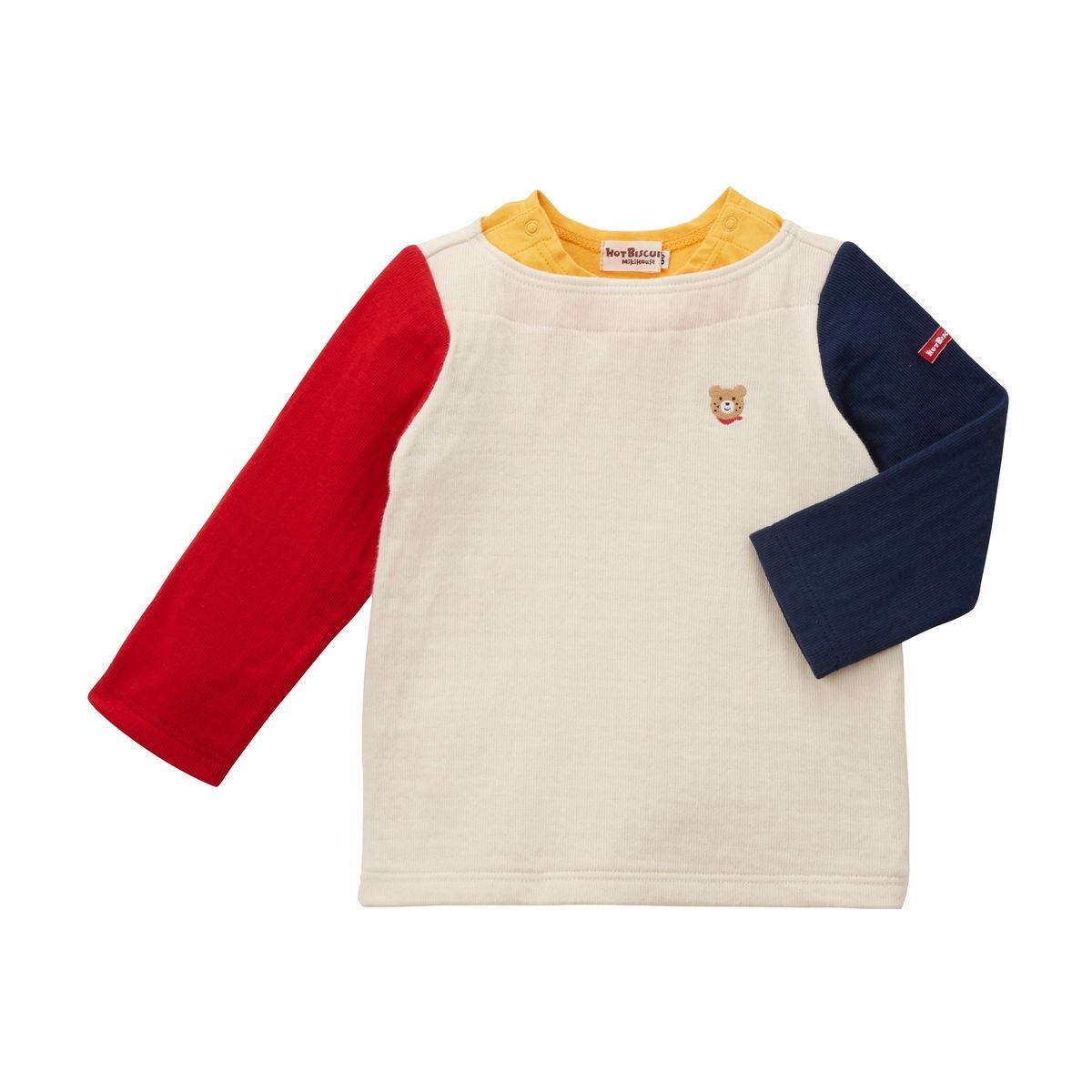 HOT BISCUITS ミキハウス Tシャツ アウトレット 赤 紺 グレー マルチ