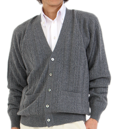 送料無料】【カシミヤ100％試験鑑定証明済】メンズ V首